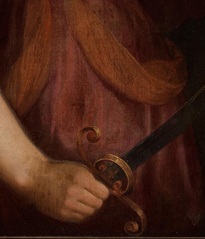 Flemish school 16th/17th Century, Judith with the head of Holofernes.