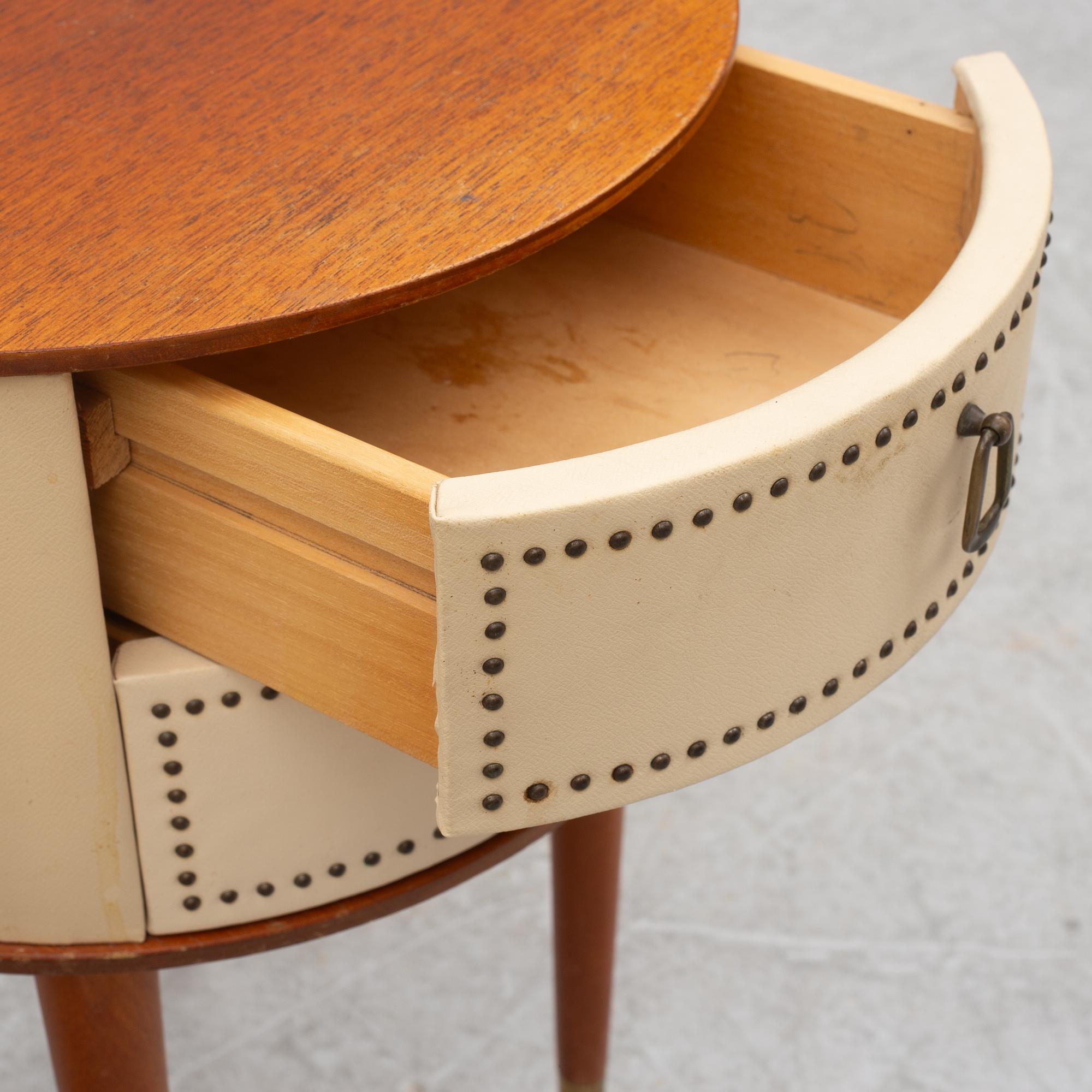 Halvdan Petterson, a pair of bedside tables, Tibro furniture factory, 1950s.