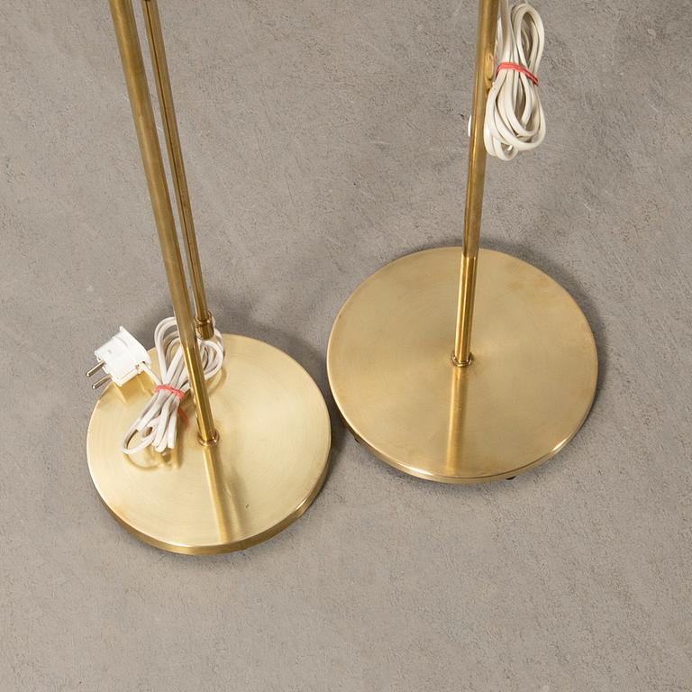 Floor lamps, two similar, Falkenberg, late 20th century.