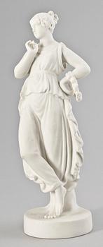 FIGURIN, parian, efter A. Canova, Gustavsberg, märkt 1920.