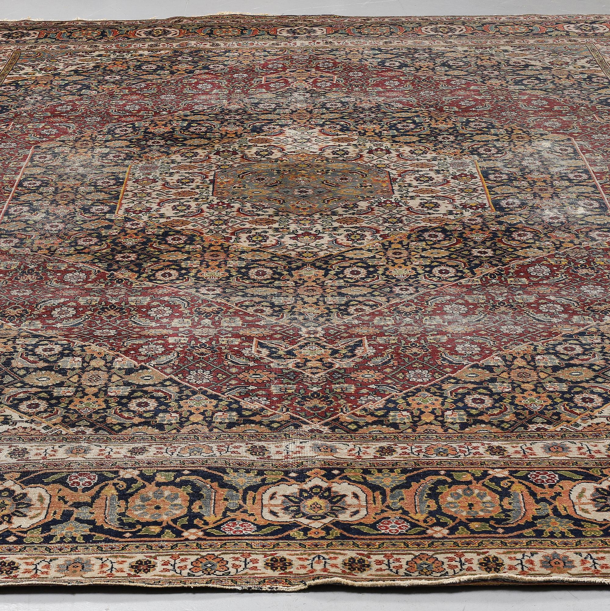 Matta, semiantik Täbris, sannolikt, ca 400 x 300 cm.