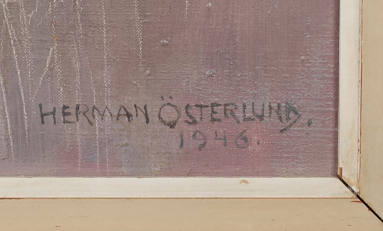 HERMAN ÖSTERLUND, olja på duk, signerad och daterad 1940.