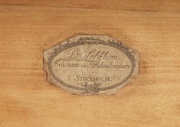 SKRIVBORD, av Daniel Sehfbom (mästare i Stockholm 1800-1837). Karl Johan.