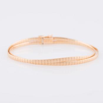 ARMBAND, 18K guld, Italien, vikt 13,8 g.