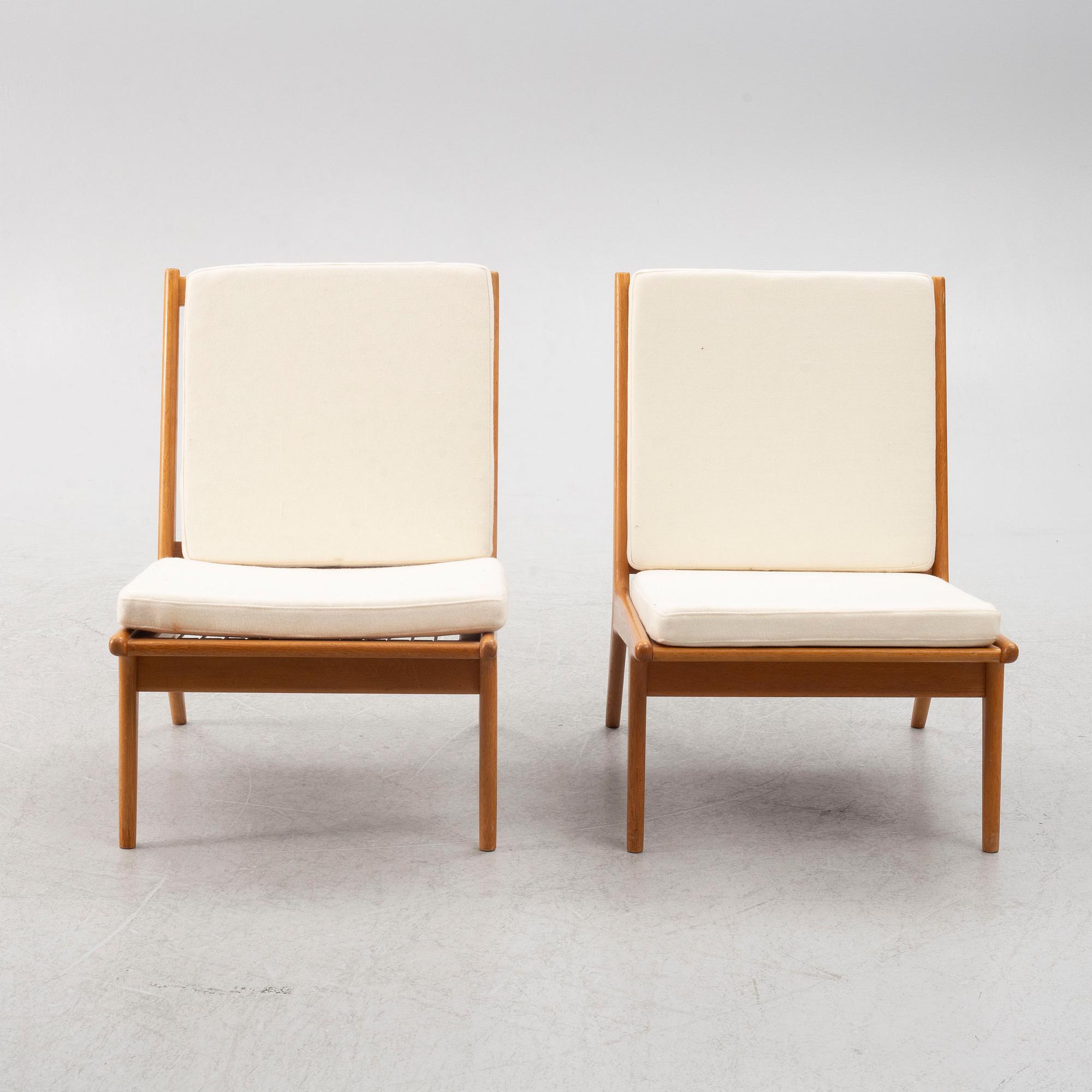 Karl Erik Ekselius, armchairs, a pair, JOC Vetlanda, 1Sweden 1960s.