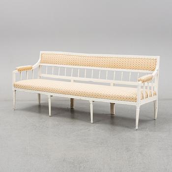 A late Gustavian sofa, early 19th Century.