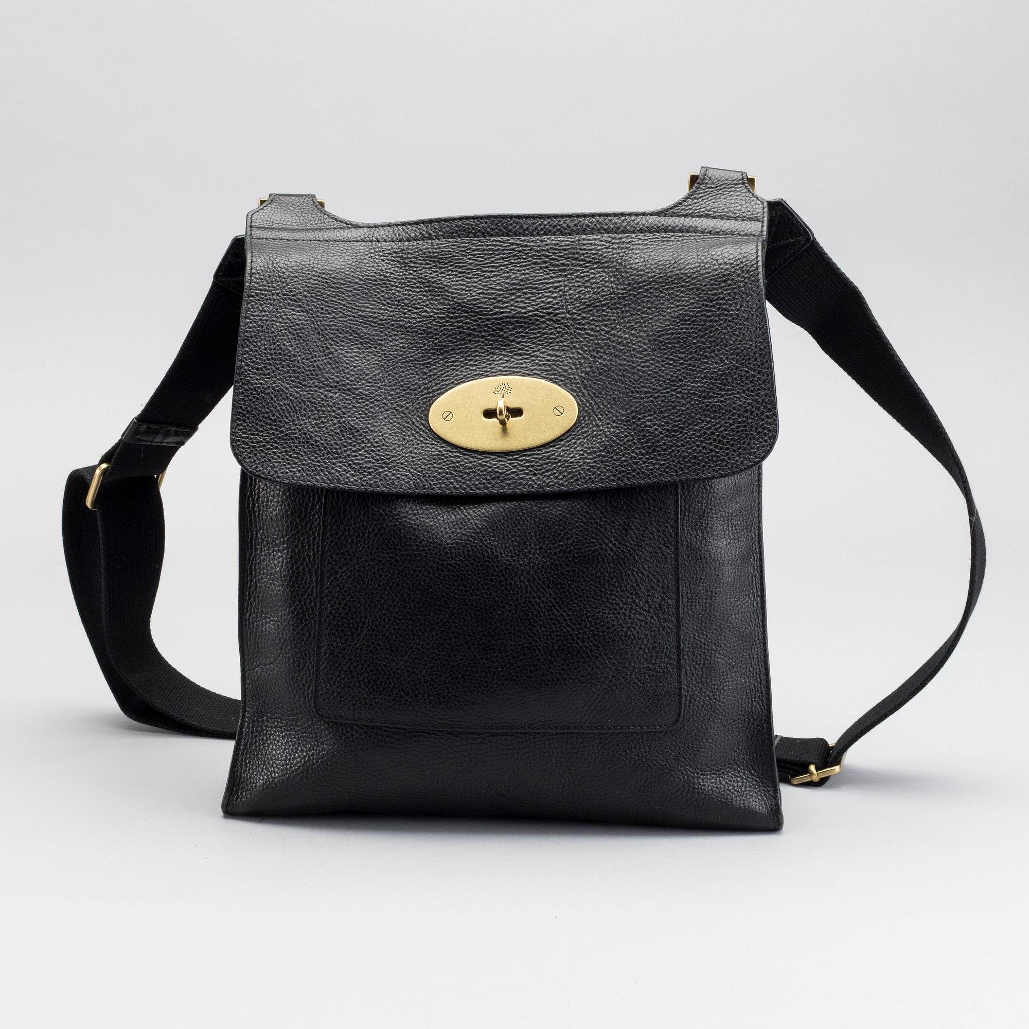 MULBERRY Antony Messenger black