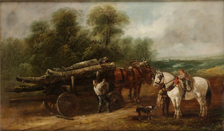 John Joseph Barker of Bath Tillskriven, "The Lumber Wagon".