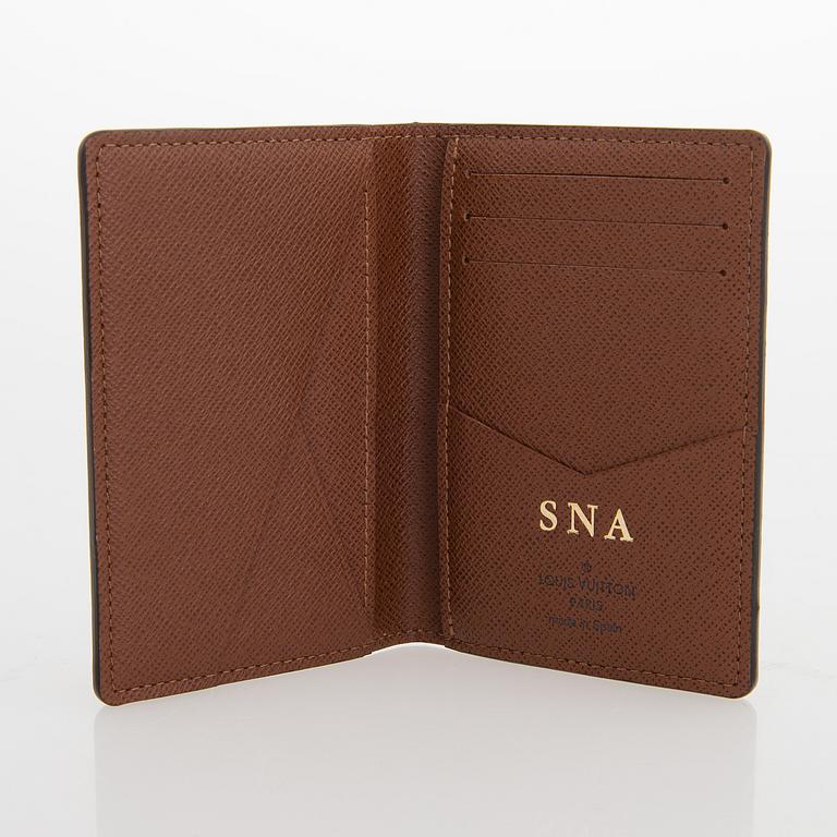 Louis Vuitton, Monogram canvas 'Mini pochette' and cardholder.