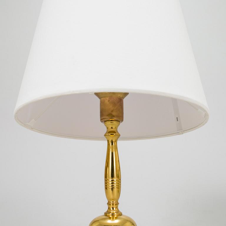 A pair of brass table lamps from NAFA, second half of the 20th Century.