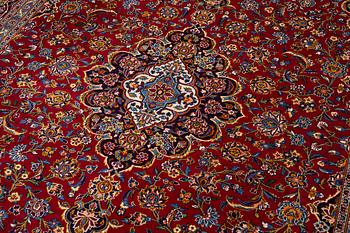 Carpet, Keshan, approx. 410 x 305 cm.