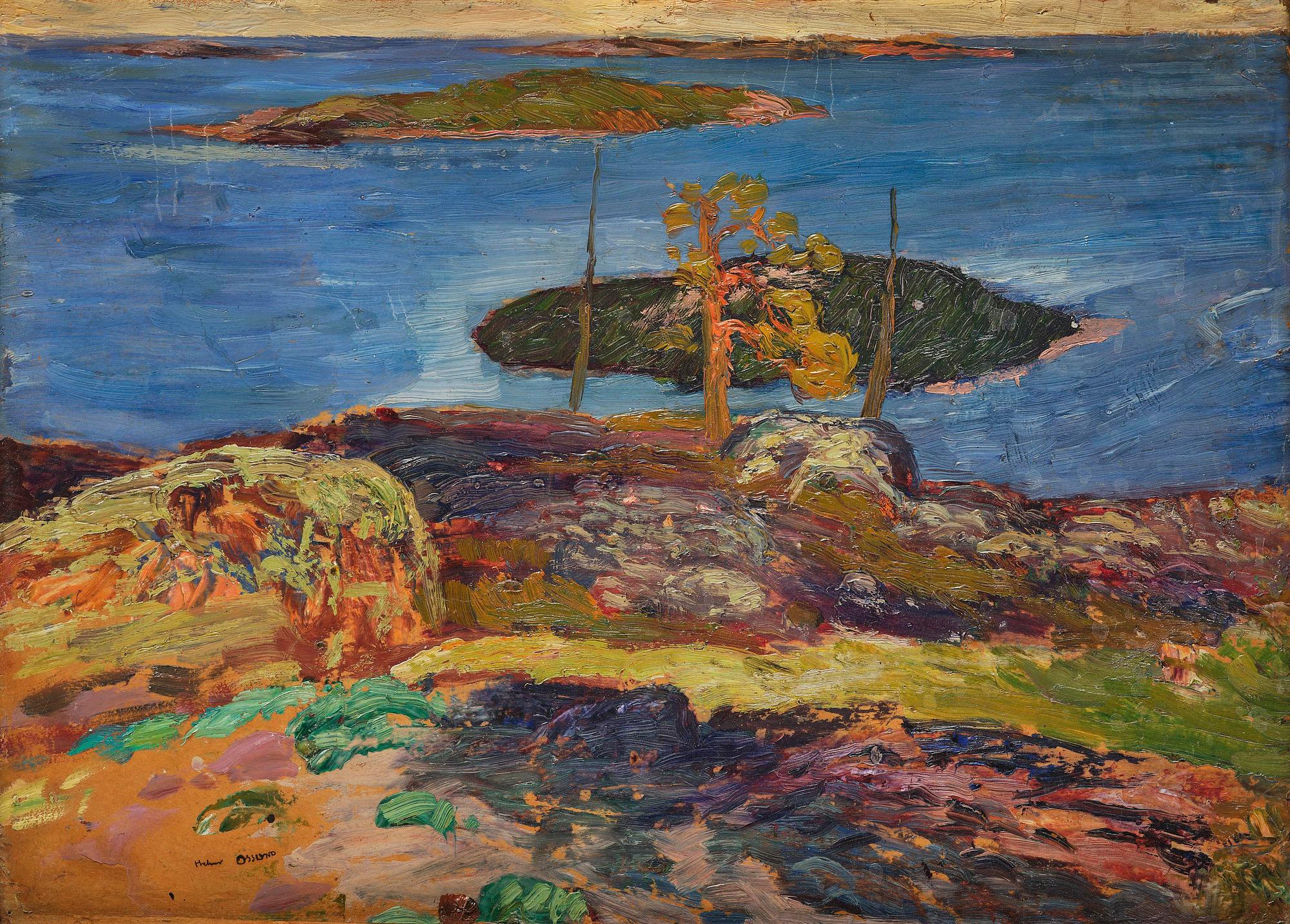 Helmer Osslund, "Studie Docksta" ("Study Docksta").