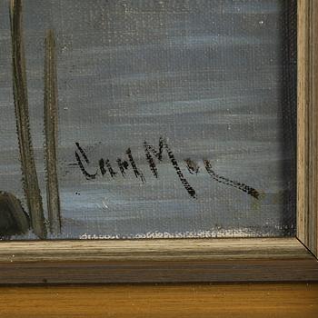 CARL MOE, olja på duk, signerad.