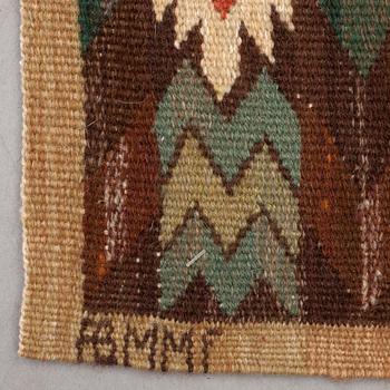TAPESTRY. "Täppan". Tapestry weave. 118,5 x 81 cm. Signed AB MMF.