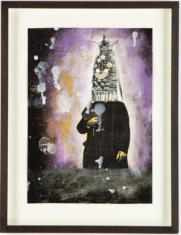 Till Gerhard, mixed media on paper, 2007.