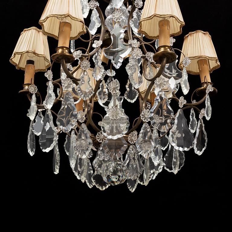 A Baroque style chandelier, first half of the 20th Century.