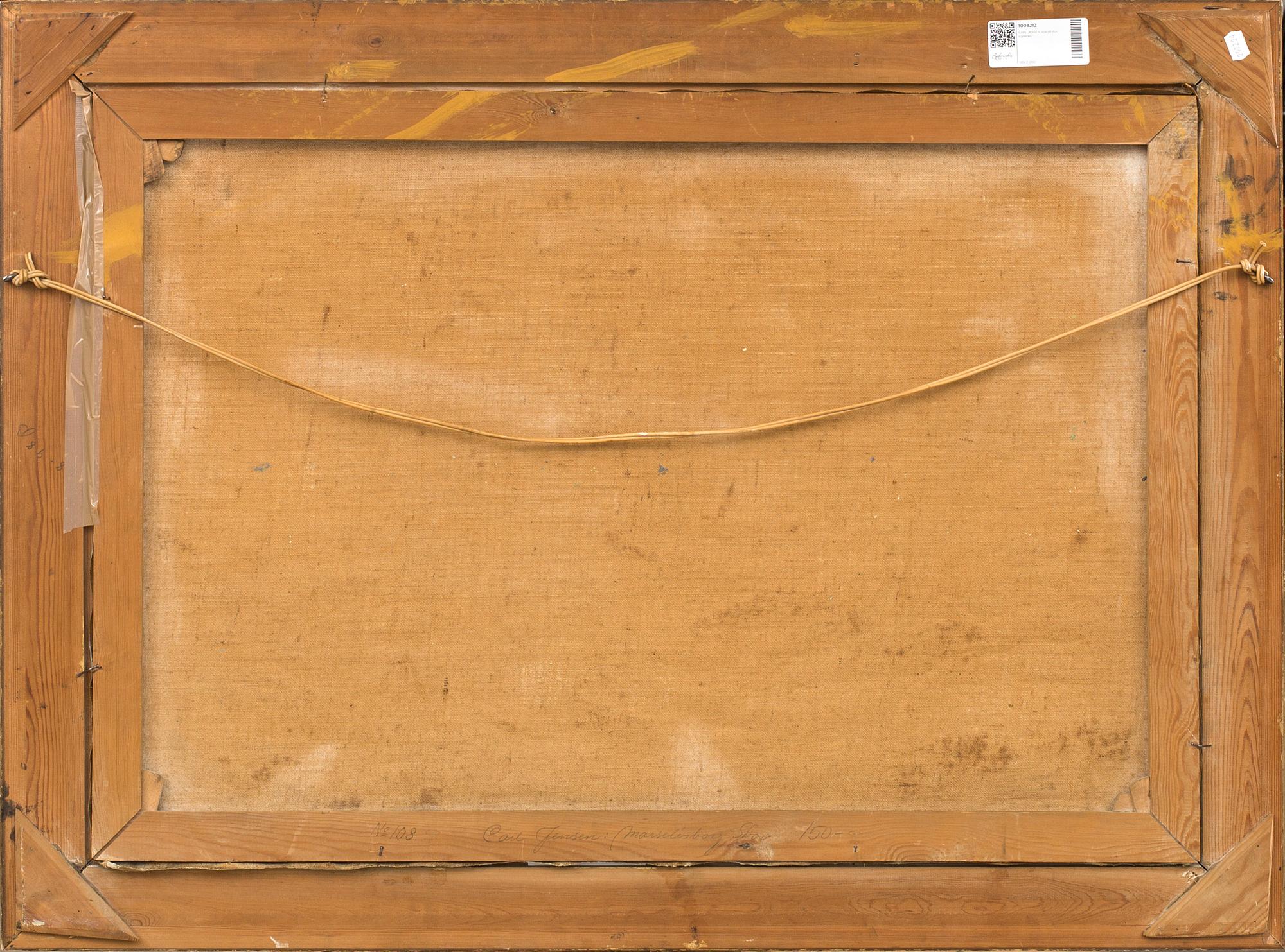 CARL JENSEN, oil on canvas signed.