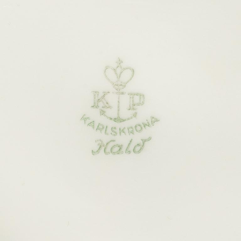 Edward Hald, kabaret, 19 delar, Karlskrona porslinsfabrik 1930-tal.