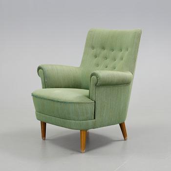 FÅTÖLJ, "Hemmakväll", Carl Malmsten, 1900-talets andra hälft.