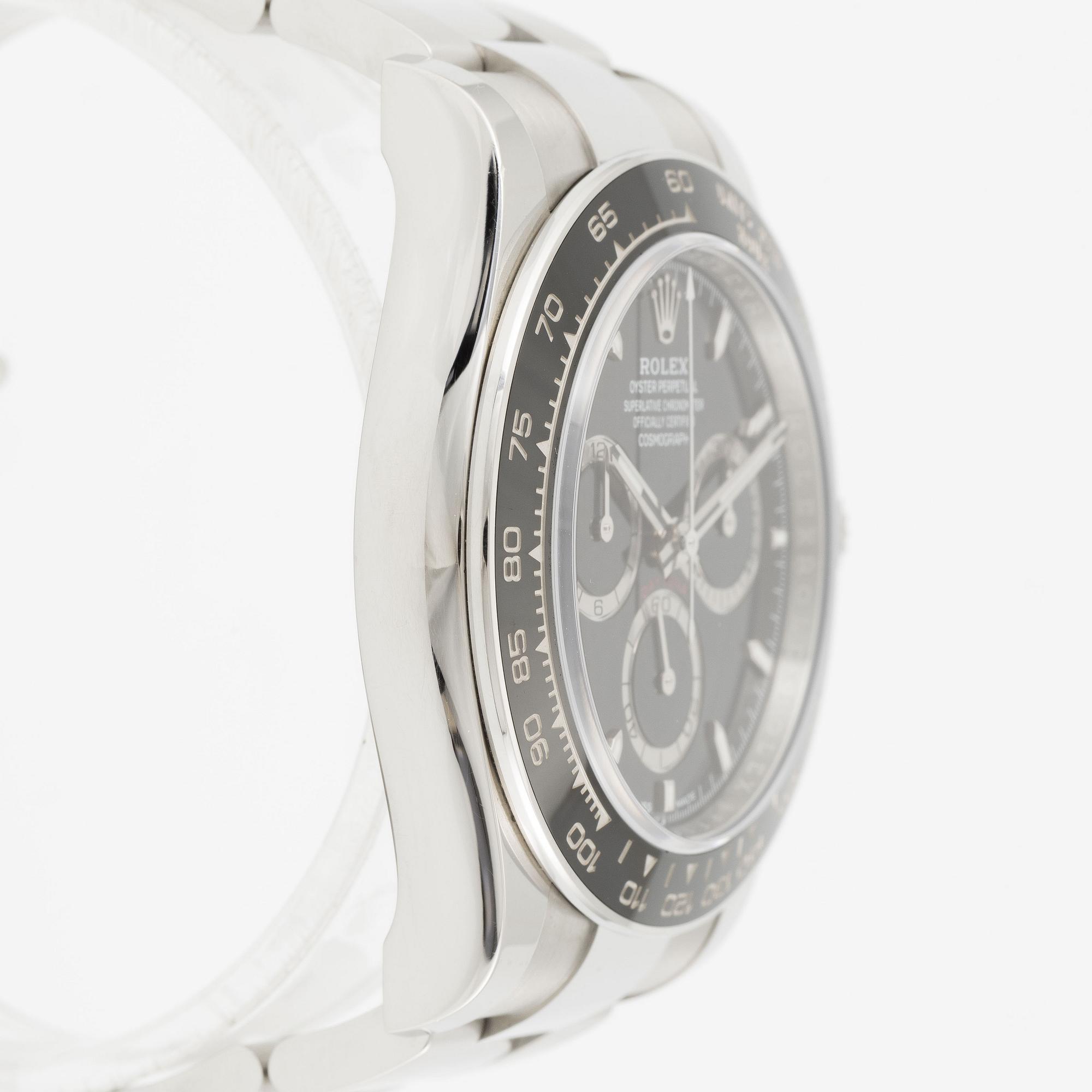 Rolex, Cosmograph, Daytona, kronograf, wristwatch, 40 mm.
