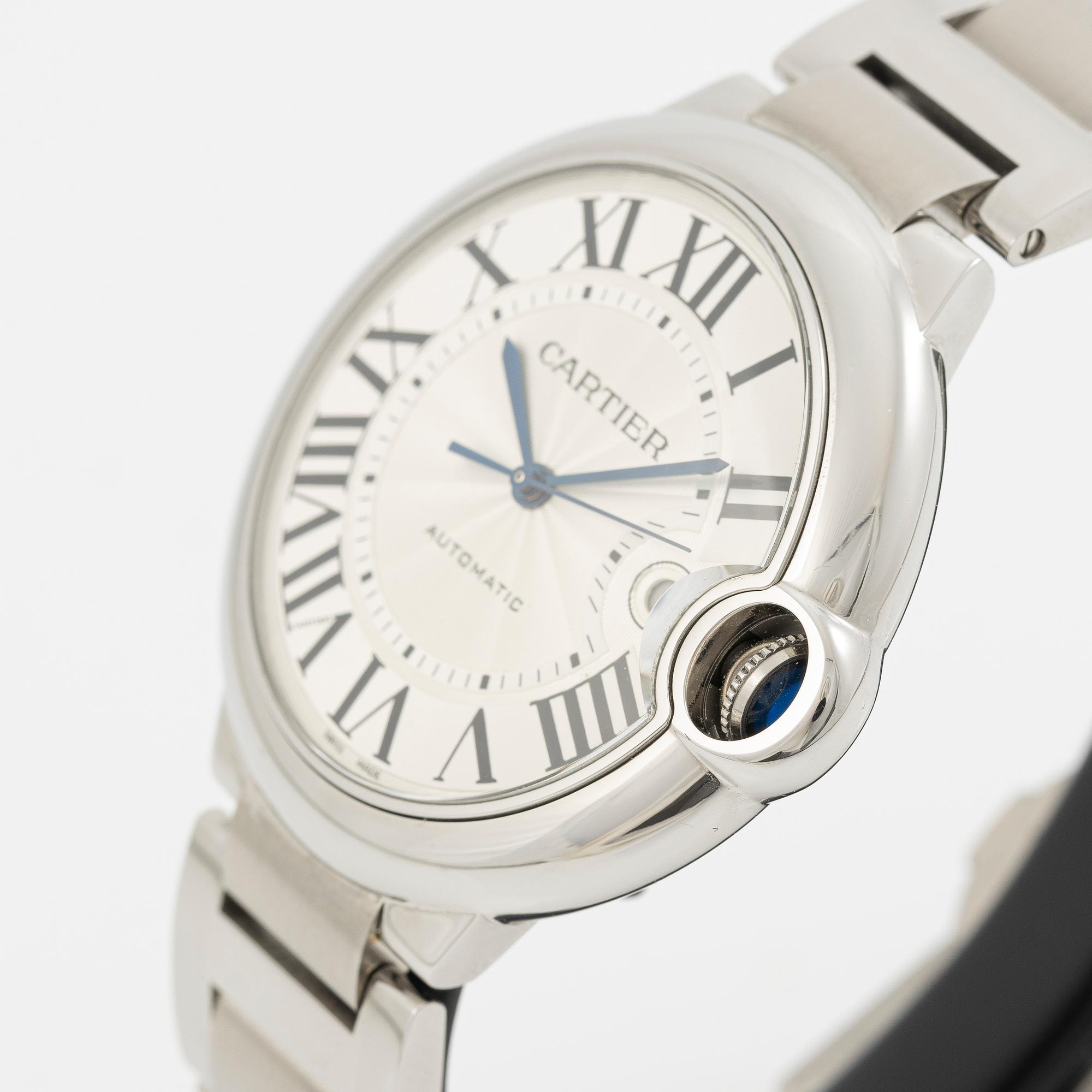 Cartier, Ballon Bleu de Cartier, wristwatch, 42 mm.