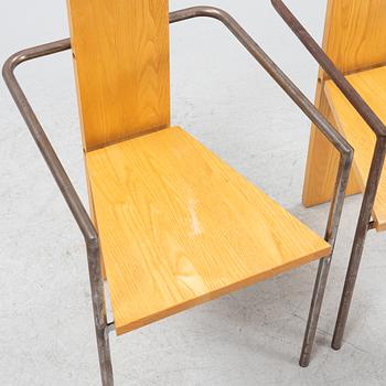 Jonas Bohlin, karmstolar, ett par, "Concrete", Källemo, Värnamo.