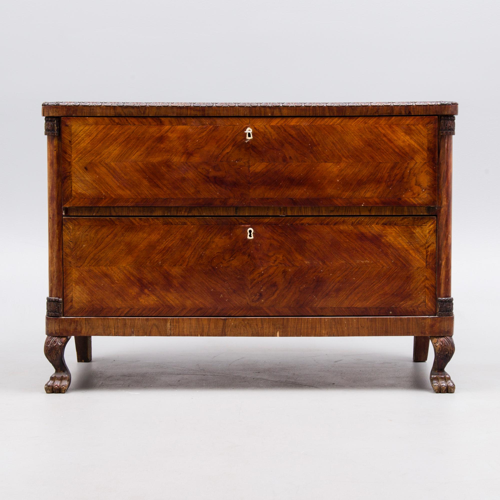 BYRÅ, Chippendale-stil, 1900-luvun alku.