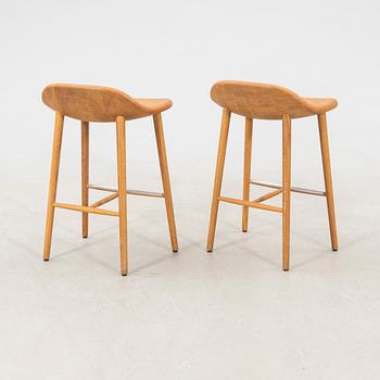 Jonas Lindvall, a pair of bar stools, "Miss Holly", Stolab 2021.