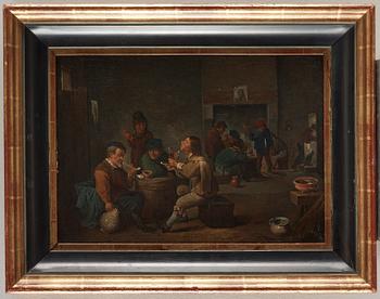 David Teniers d.y Follower of, Pipe smokers at a tavern.