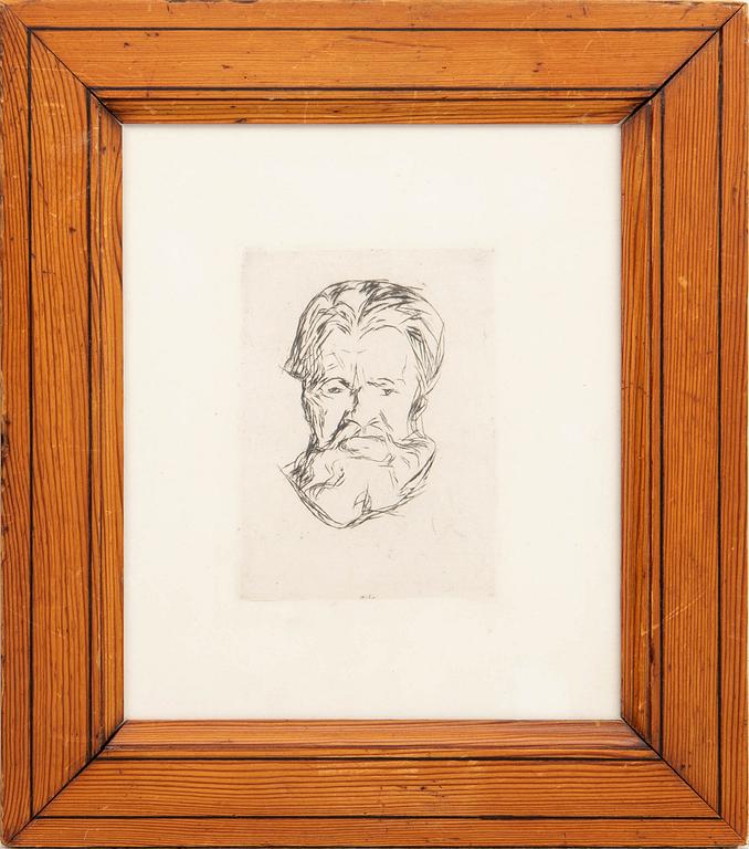 Edvard Munch, Manshuvud.