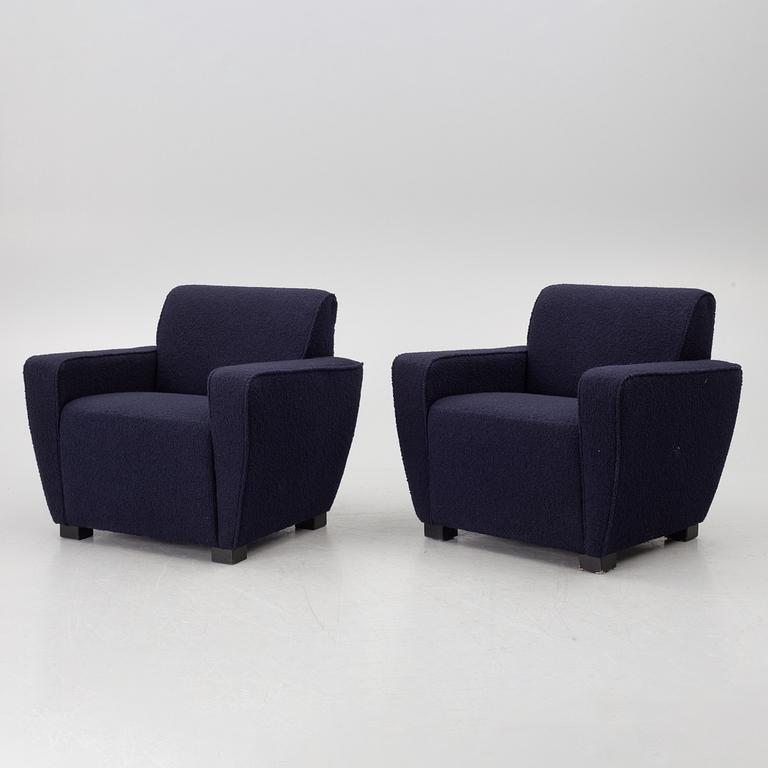 Fredrik Carlström, a pair of "Josefina" armchairs, Austere.