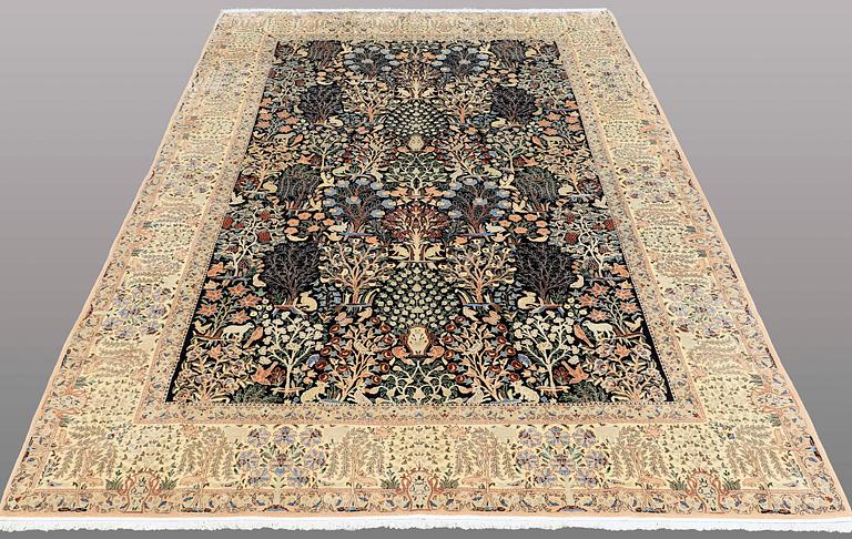 A RUG, Figural Nain, so called 6 LAA, ca 283 x 180 cm.