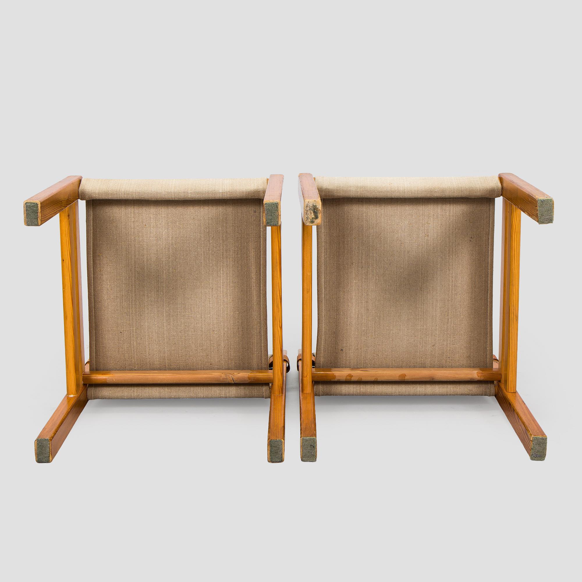Pirkko Stenros, tuoleja, 8 kpl, Artek, 1950-luku.