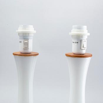 Bergboms, 2 pcs, table lamps, glass.