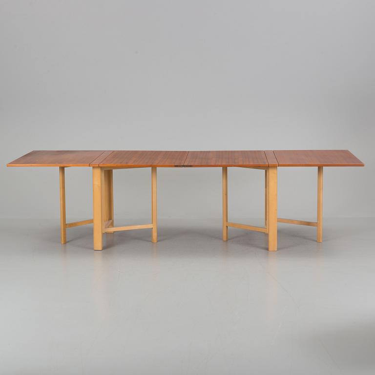 BRUNO MATHSSON, a teak gate leg table 'Maria flap' from Mathsson International, Väsnamo, 1965.