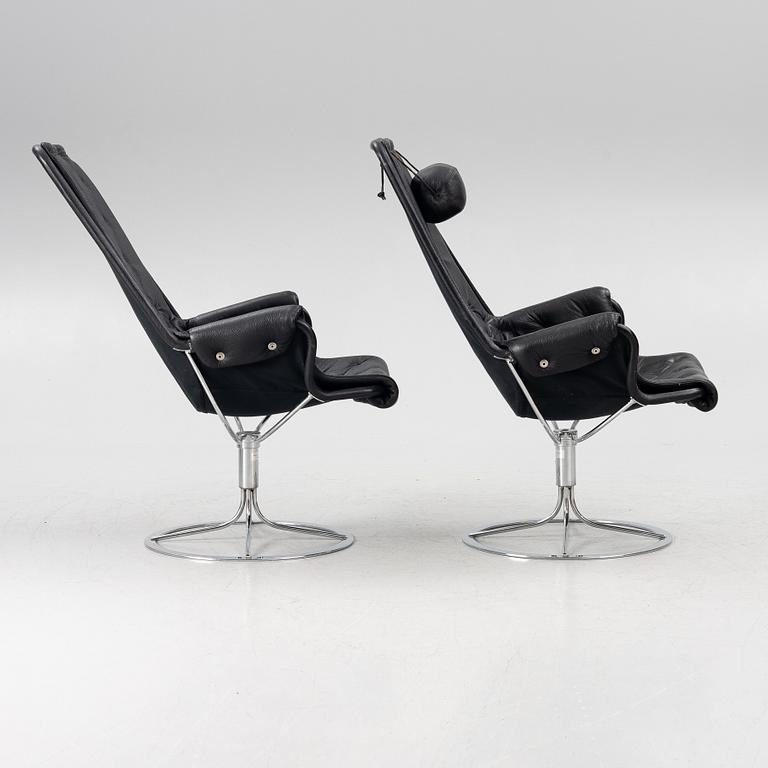 Bruno Mathsson, fåtöljer ett par "Jetson" för DUX sent 1900-tal.