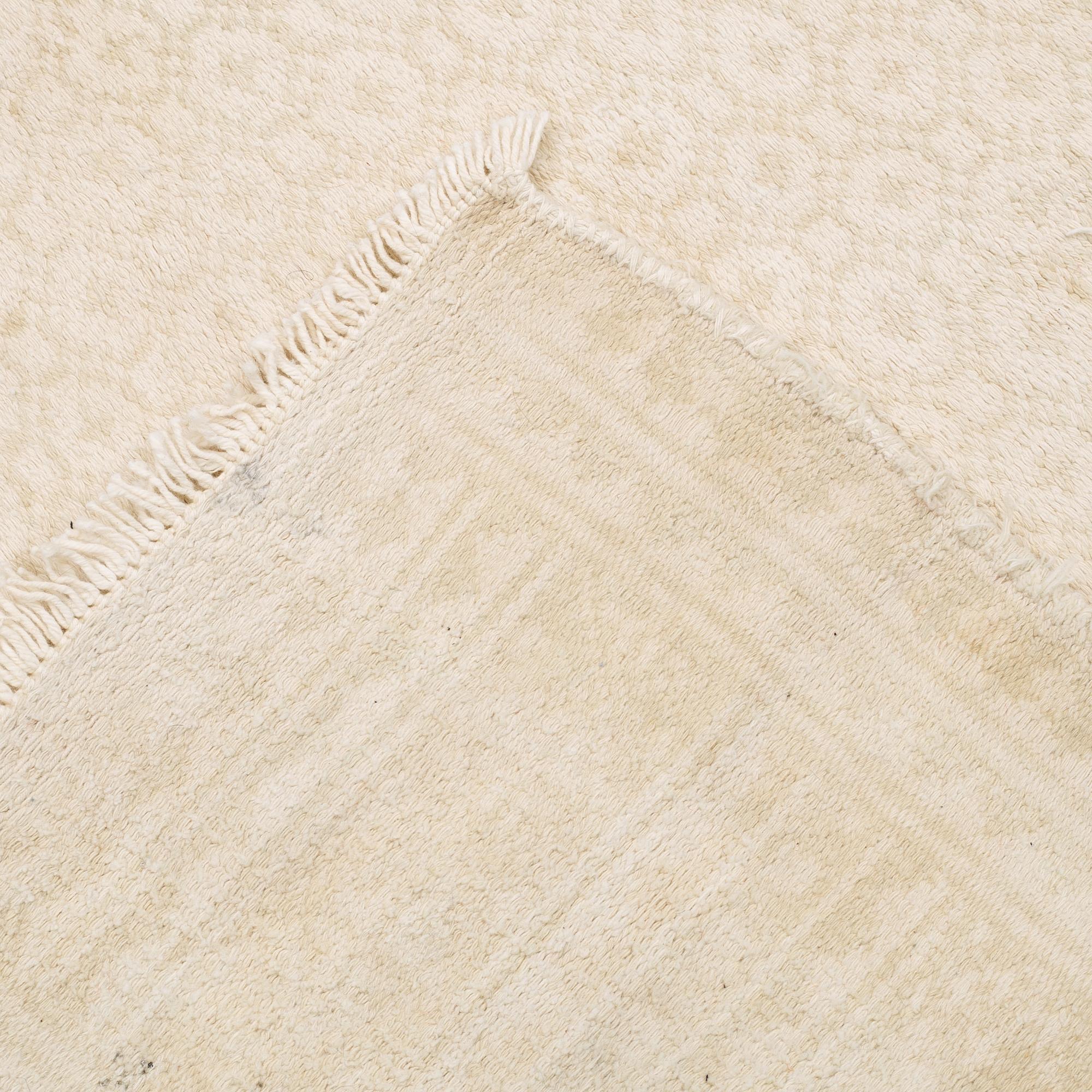 CARPET, ZILO. Flat weave. Cotton. 404 x 280 cm.