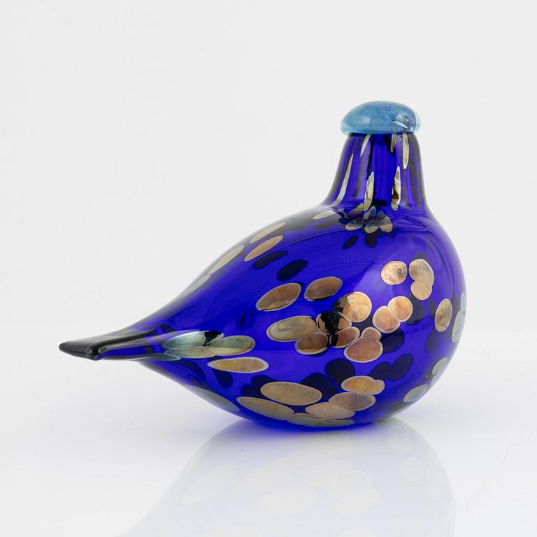 Oiva Toikka, a glass bird, Nuutajärvi, signed and dated 1996.