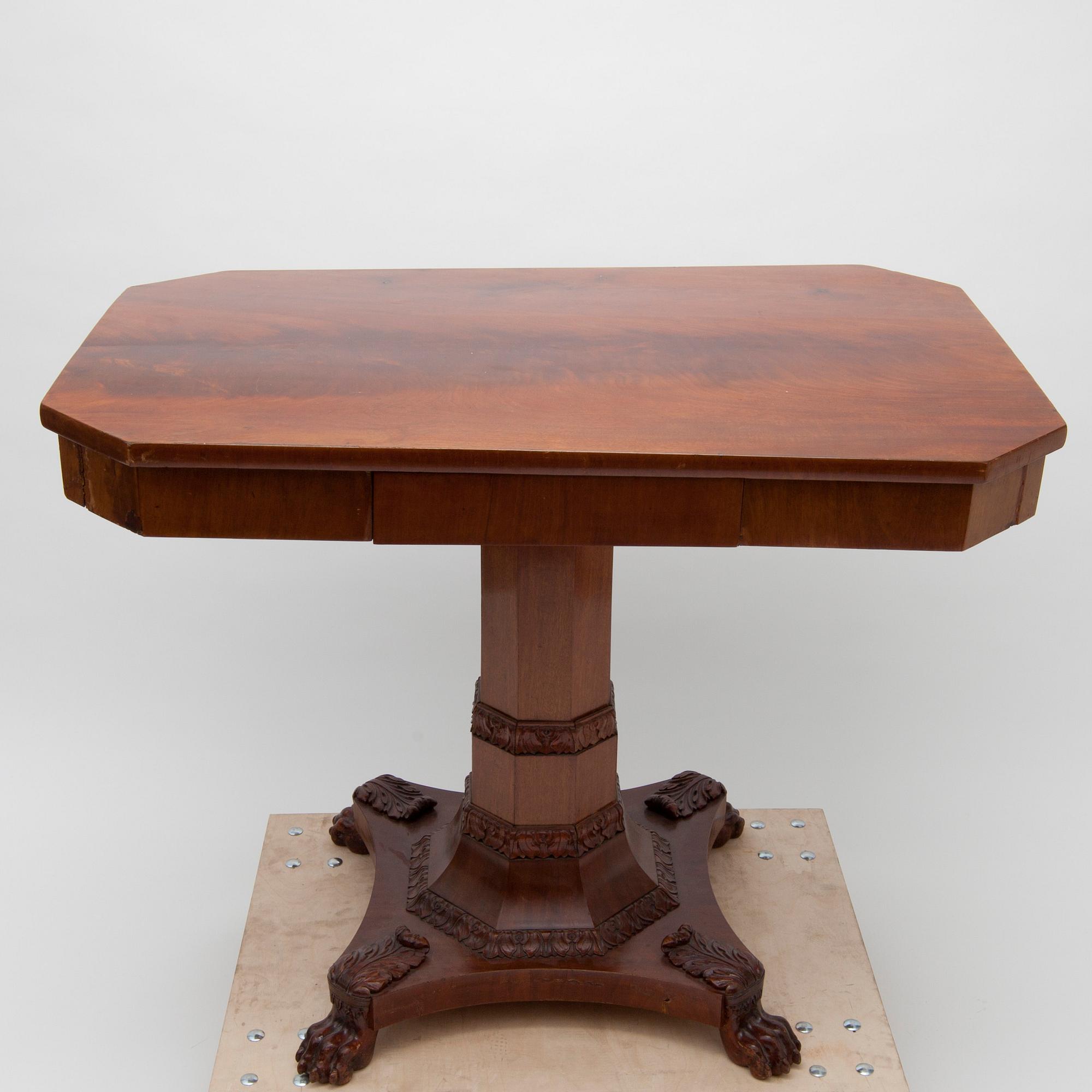 BORD, biedermeierstil, Ryssland 1800-talets slut.