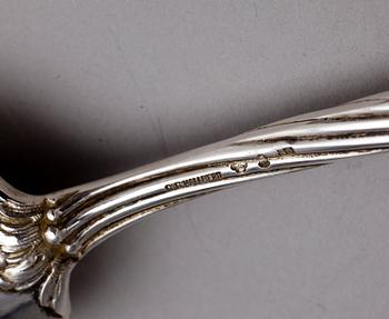 RESEBESTICK 4 delar, silver, C G Hallberg, Göteborg, 1896. Vikt ca 223 g.