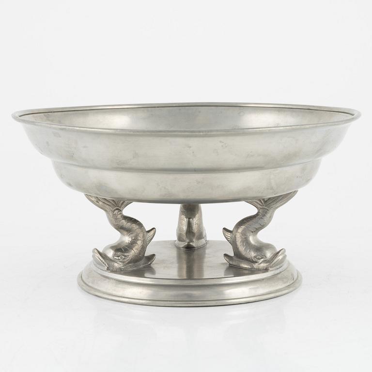 Firma Svenskt Tenn, a pewter bowl, Stockholm 1930.