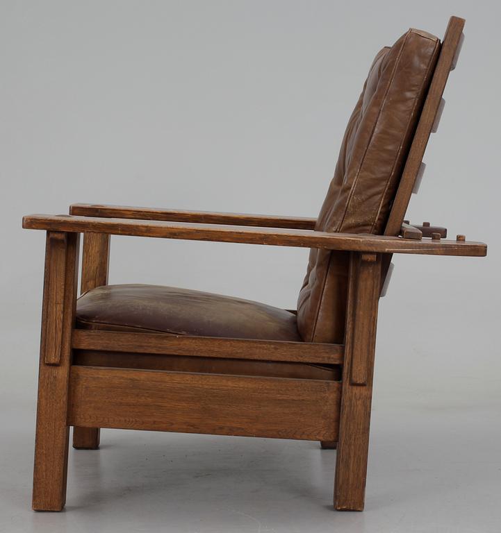 FÅTÖLJ, "Morris chair", L & JG Stickley, USA, 1910-tal.