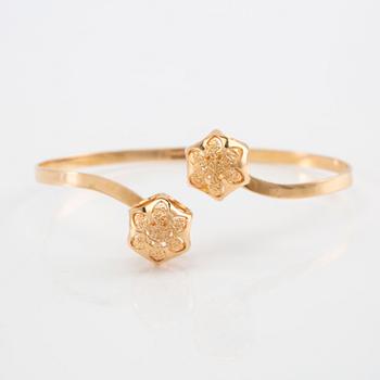 Bracelet/arm ring 18K gold, Alton Falköping 1970.