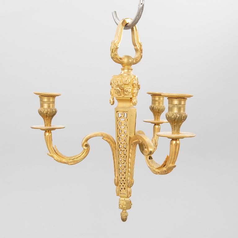 Chandelier Louis XVI style, 19th century latter part.
