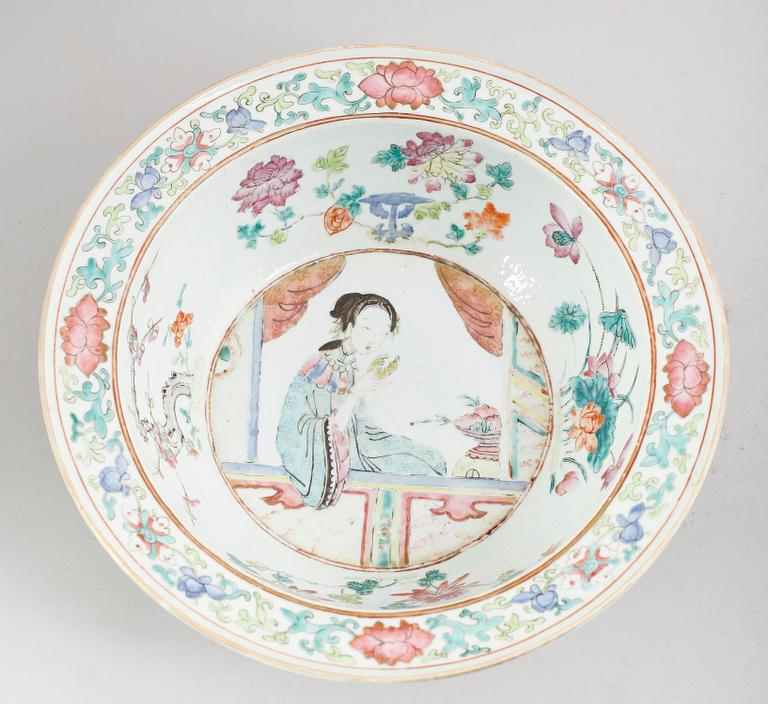 SKÅL, porslin, Kina, 1800-tal.