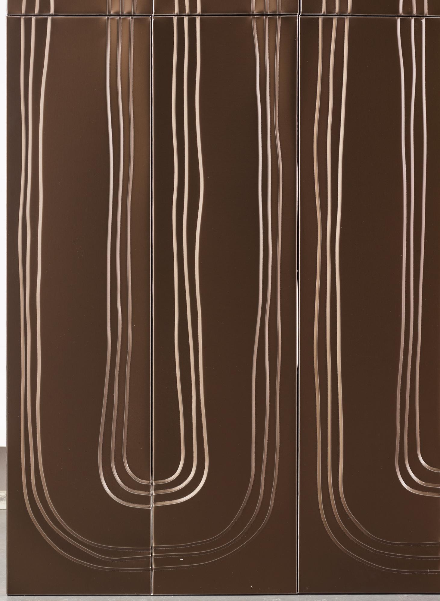 David Taylor, a unique wall relief,  "River", Studio Mellösaverken, Sweden 2022.