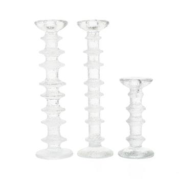 Timo Sarpaneva, Three candlesticks, "Festivo", Iittala.