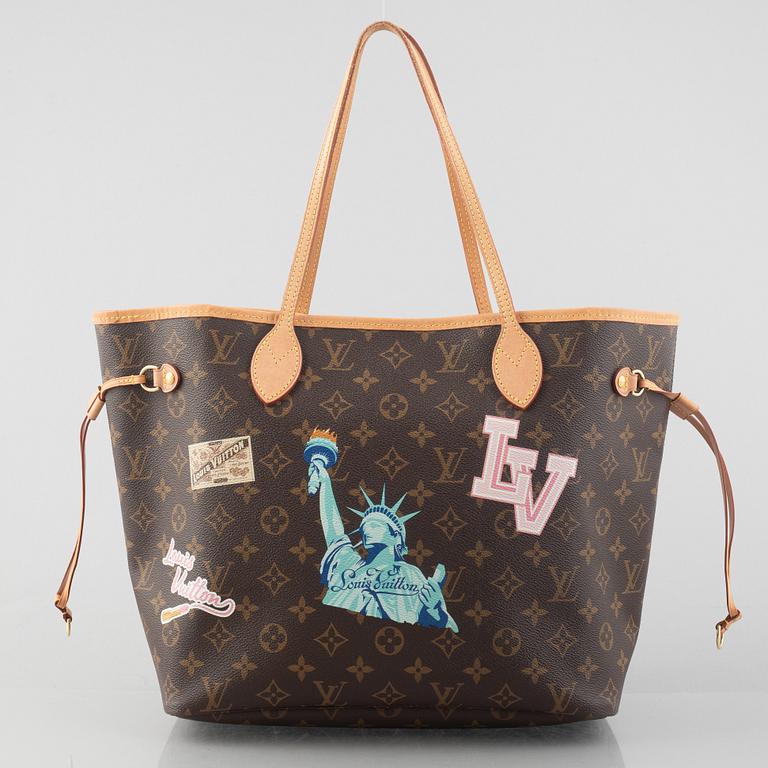 Louis Vuitton, bag, "My World Tour Neverfull MM", 2020.