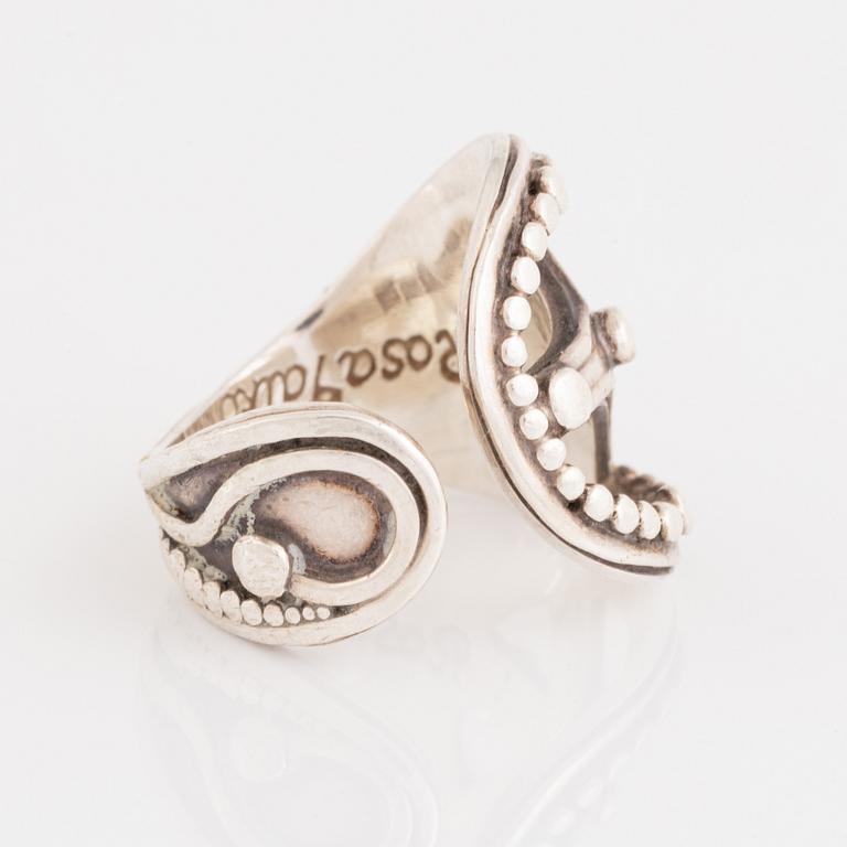Rosa Taikon, sterling silver ring.