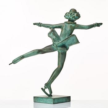 Carl Milles, "Skridskoprinsessan" (=The skater princess).